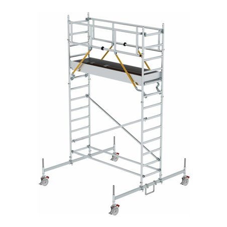 Munk Rollgerüst SG 0,75 x 2,45 m mit Fahrbalken Plattformhöhe 3,26 m