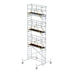 Munk Rollgerüst SG 0,75 x 2,45 m mit Fahrbalken Plattformhöhe 6,62 m