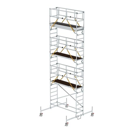 Munk Rollgerüst SG 0,75 x 2,45 m mit Fahrbalken Plattformhöhe 6,62 m