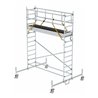 Munk Rollgerüst SG 0,75 x 3,0 m mit Fahrbalken Plattformhöhe 3,26 m