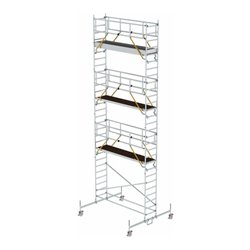 Munk Rollgerüst SG 0,75 x 3,0 m mit Fahrbalken Plattformhöhe 7,74 m