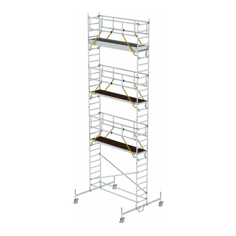 Munk Rollgerüst SG 0,75 x 3,0 m mit Fahrbalken Plattformhöhe 7,74 m