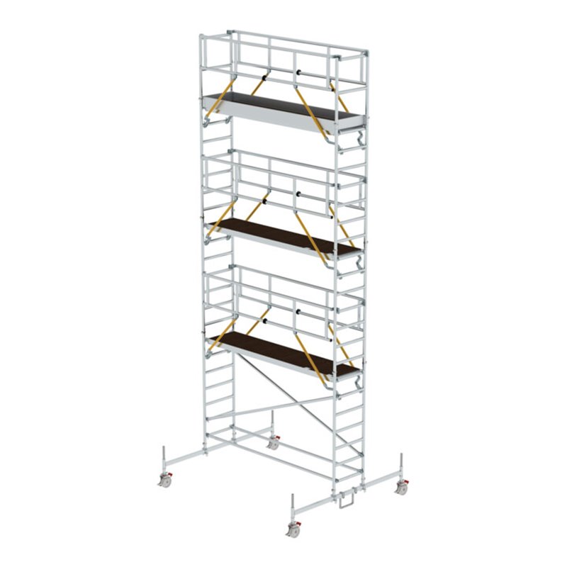 Munk Rollgerüst SG 0,75 x 3,0 m mit Fahrbalken Plattformhöhe 6,62 m