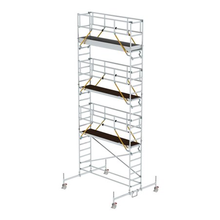 Munk Rollgerüst SG 0,75 x 3,0 m mit Fahrbalken Plattformhöhe 6,62 m