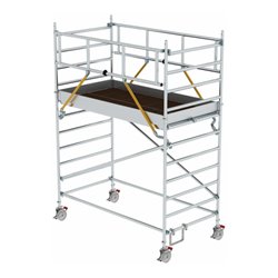 Munk Rollgerüst SG 1,35 x 2,45 m mit Doppel-Plattform Plattformhöhe 2,51 m