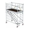 Munk Rollgerüst SG 1,35 x 2,45 m mit Schrägaufstiegen Plattformhöhe 2,51 m