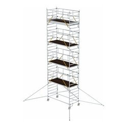Munk Rollgerüst SG 1,35 x 3,0 m mit Ausleger & Doppel-Plattform Plattformhöhe 8,39 m