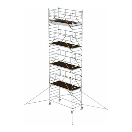 Munk Rollgerüst SG 1,35 x 3,0 m mit Ausleger & Doppel-Plattform Plattformhöhe 8,39 m
