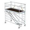 Munk Rollgerüst SG 1,35 x 3,0 m mit Schrägaufstiegen Plattformhöhe 2,51 m