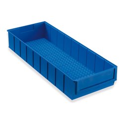 Hünersdorff Regalbox aus PP, 500x183x81 mm blau, Volumen 6,00 L, breit