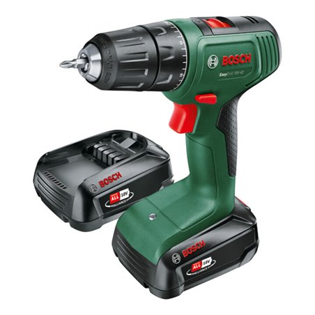 Bosch Akku-Zweigang-Bohrschrauber EasyDrill 18V-40: 2 Akkupacks PBA 18V 1,5Ah W-A