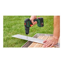 Bosch Akku-Zweigang-Schlagbohrschrauber UniversalImpact 18V-60: 1x PBA 18V 2.0Ah W-B