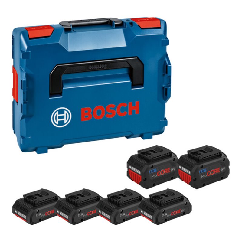 Bosch Akkupack 4x ProCORE18V 4,0Ah + 2x ProCORE18V 8,0Ah
