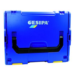 Gesipa Akku-Blindnietmuttern-Setzgerät FireBird Pro Gold Edition mit 2 Li-Ion Akkus 18V - 2,0 Ah / Ladegerät in L-Boxx