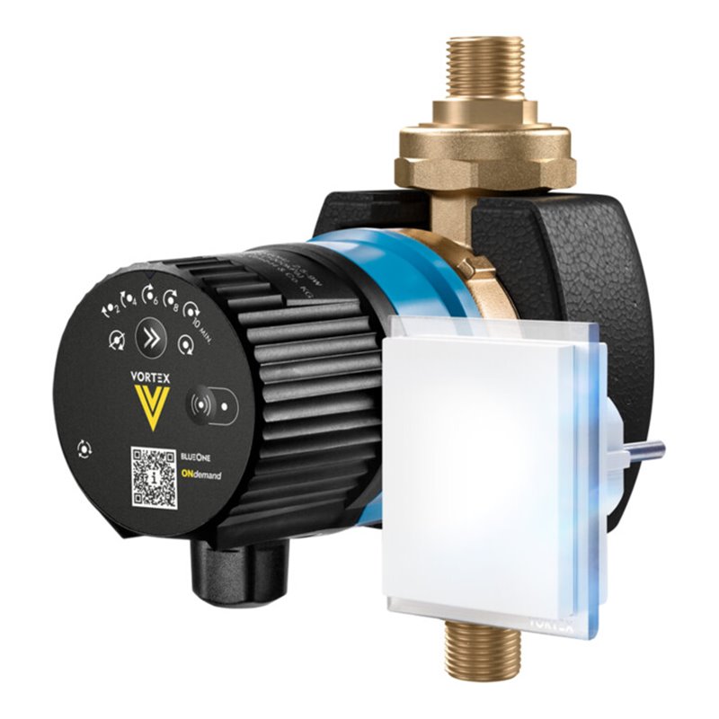 Vortex Trinkwasser-Zirkulationspumpe BWO 155 MA 230 V, ON, m Funk u FS, 1/2' AG 15mm, V