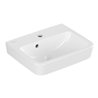V&B Handwaschbecken O.NOVO 45x37cm, eck, m HL, m ÜL, weiß C-plus