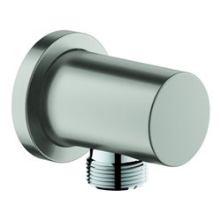 Grohe Wandanschlussbogen Rainshower 1/2', runde Rosette, supersteel