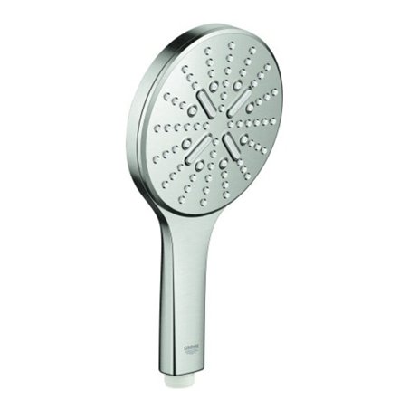 Grohe Handbrause Rainshower SmartActive 130 3 S-Art., m Begr 9,5 l/m., superst.