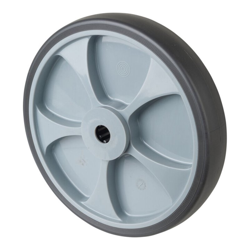 BS Rollen Ersatzrad D.250mm Trgf.300kg Gum.grau Achs-D.20mm Nabenl.60mm