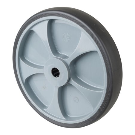 BS Rollen Ersatzrad D.250mm Trgf.300kg Gum.grau Achs-D.20mm Nabenl.60mm