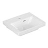 V&B Handwaschbecken Subway 3.0 45x37cm, eck., m HL/mit Überlauf, weiß
