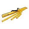 STABILA PRO SET 80 ASM, 4-teiliges Magnet-Wasserwaagen-Set: 120 cm / 60 cm / 30 cm / Tasche, verstärktes Alu-Profil, extrastarke