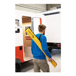 STABILA PRO SET 80 AS, 4-teiliges Wasserwaagen-Set: 120 cm / 60 cm / 30 cm / Tasche, verstärktes Alu-Profil, integrierte Rutsch-