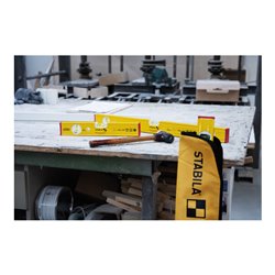 STABILA PRO SET 80 AS, 4-teiliges Wasserwaagen-Set: 120 cm / 60 cm / 30 cm / Tasche, verstärktes Alu-Profil, integrierte Rutsch-