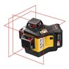 STABILA 12-V-System Kreuzlinienlaser LAX 600, selbstnivellierend, 3 x 360° rote Laserlinien, max. Reichweite: 30 m, CAS-Akku und