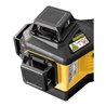 STABILA 12-V-System Kreuzlinienlaser LAX 600, selbstnivellierend, 3 x 360° rote Laserlinien, max. Reichweite: 30 m, CAS-Akku und