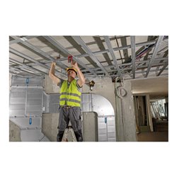 STABILA 12-V-System Kreuzlinienlaser LAX 600, selbstnivellierend, 3 x 360° rote Laserlinien, max. Reichweite: 30 m, CAS-Akku und