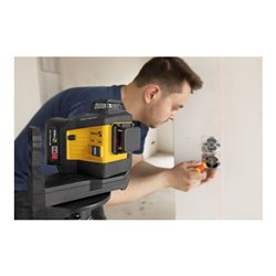 STABILA 12-V-System Kreuzlinienlaser LAX 600, selbstnivellierend, 3x 360° rote Laserlinien, max. Reichweite: 30 m, Tragekoffer, 