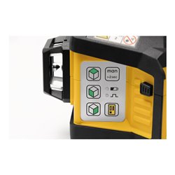 STABILA 12-V-System Kreuzlinienlaser LAX 600 G, selbstnivellierend, 3 x 360° grüne Laserlinien, max. Reichweite: 40 m, Tragekoff