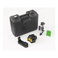 STABILA 12-V-System Kreuzlinienlaser LAX 600 G, selbstnivellierend, 3 x 360° grüne Laserlinien, max. Reichweite: 40 m, Tragekoff