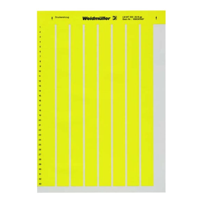 Weidmüller Gerätemarkierer LM MT300 20X8 GE
