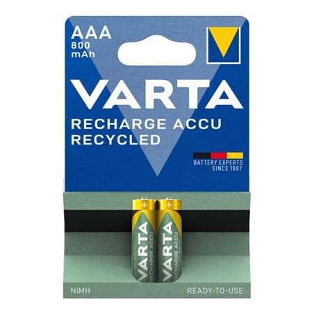 Varta Cons.Varta Recharge Accu Recycled AAA 1,2V/800mAh/NiMH 56813 Bli.2