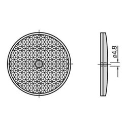 Sick Reflektor D83mm C110