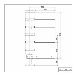 Werma Beschriftungstafel für Kombisignal 96000005