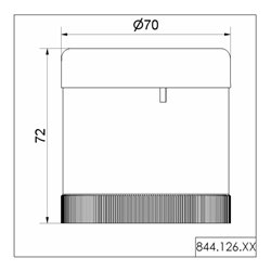 Werma Sirenenelement 24V AC/DC 84412655
