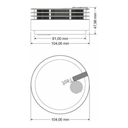 Hekatron Vertriebs Rauchwarnmelder Genius Plus-N (VE30)