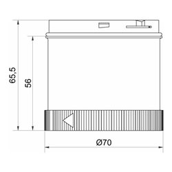 Werma LED-Dauerlichtelement 24 V UC gn 64420075