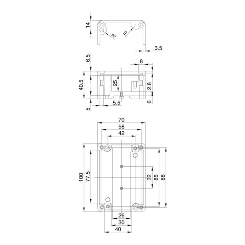 Weidmüller Alu-Gehäuse KLIPPON K2