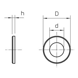 OBO Bettermann Vertr Unterlegscheibe M6 DIN440 7 F