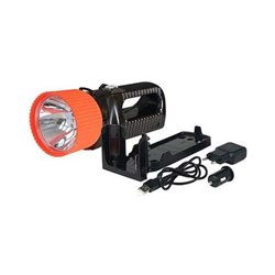 AccuLux LED Fernstrahler 230V/12-24V, sw/rt 442181