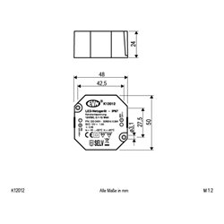 EVN Lichttechnik LED-Netzgerät 12VDC 1-12W K12 012
