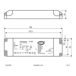 EVN Lichttechnik LED-Netzgerät 12VDC 1-36 Watt SLK 120 36