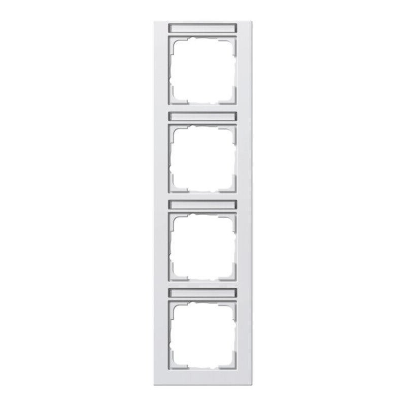 Gira Abdeckrahmen 4f. rws senkrecht,bruchsi. 111429