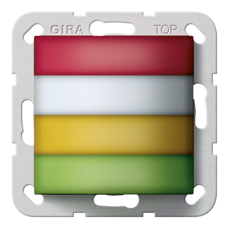 Gira Zimmersignalleuchte Rot/Weiß/Gelb/Grün 594400