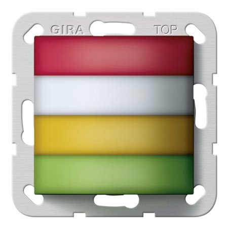 Gira Zimmersignalleuchte Rot/Weiß/Gelb/Grün 594400