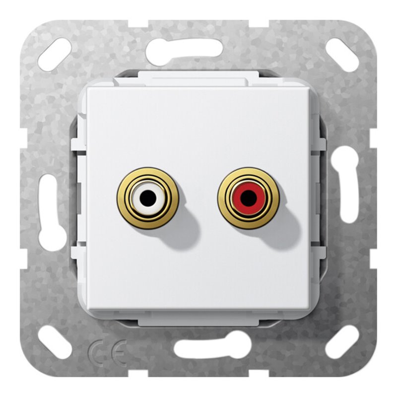 Gira Cinch Audio Gender Changer UP Tragring rws 563103